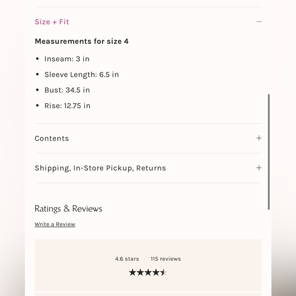 NWOT Free People CRVY Lennox Short Suit - Picture 6 of 6